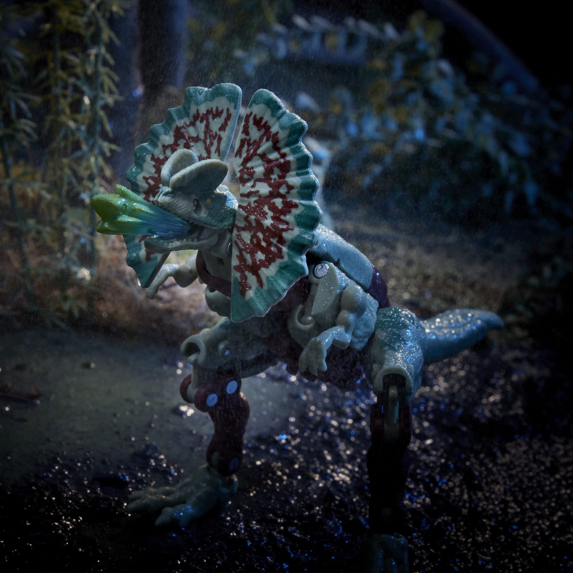 Transformers Jurassic Park mashup packaging highlights collectible display.