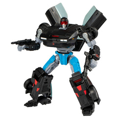 Autobot Agent Knight in Trans Am alt mode for dynamic vehicle play and posing.
