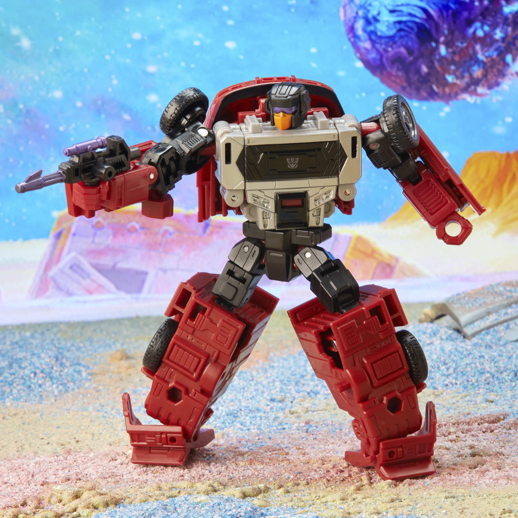 Transformers Legacy deco echoes classic series with modern Generations styling.