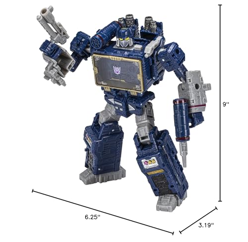 Collectors card included with Soundwave to boost authentic display.
