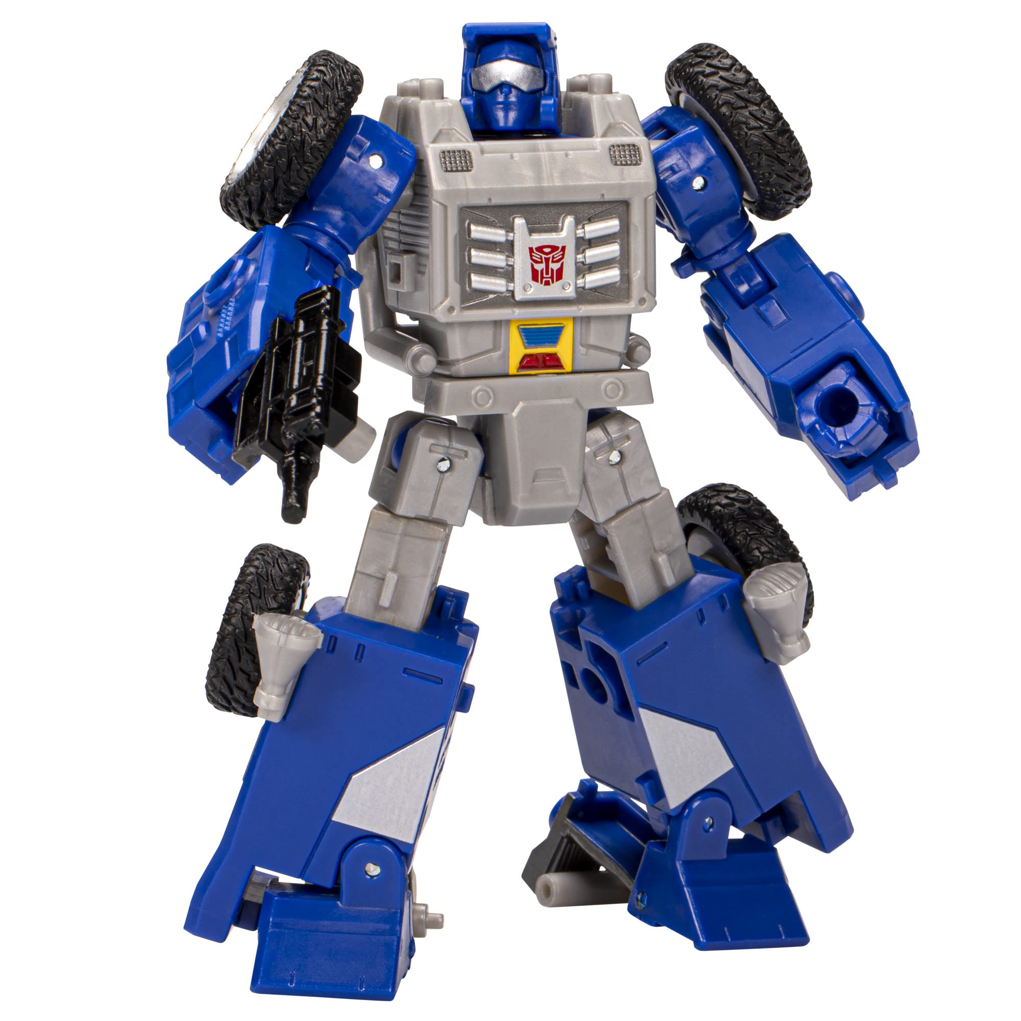 Transformers Beachcomber robot mode ready for action, built for long-lasting play.