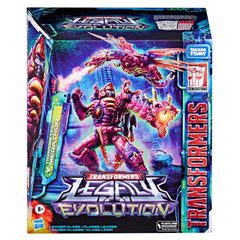 Megatron with blast effect enhances dynamic battle poses.