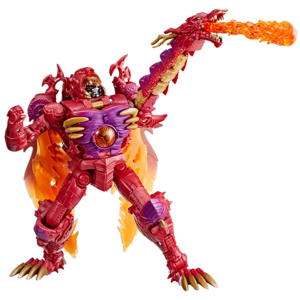 Transformers Legacy Evolution Transmetal II Megatron in robot mode ready for action.