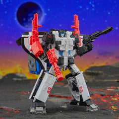 Articulated head and limbs enable dynamic Galaxy Shuttle poses.