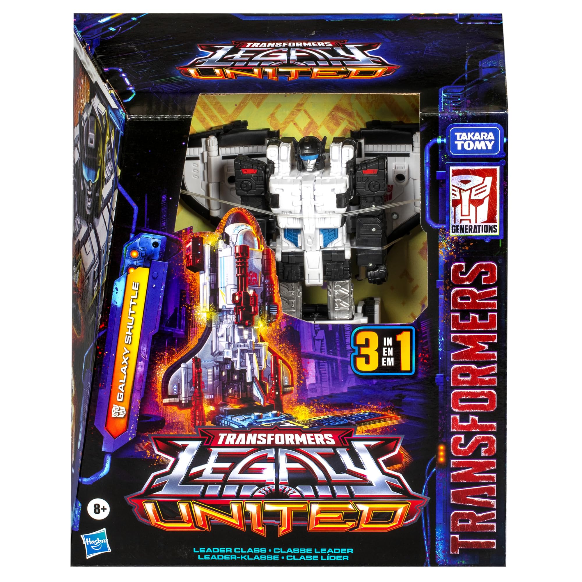 Galaxy Shuttle robot mode ready for dynamic battle poses.