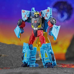 Transformers Legacy Hot Shot supports imaginative play scenarios and stories.