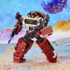 Transformers Legacy tech-spec scan reveals character data after purchase.