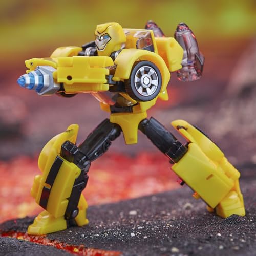 Transformers Legacy United Bumblebee 22-step conversion sequence in play