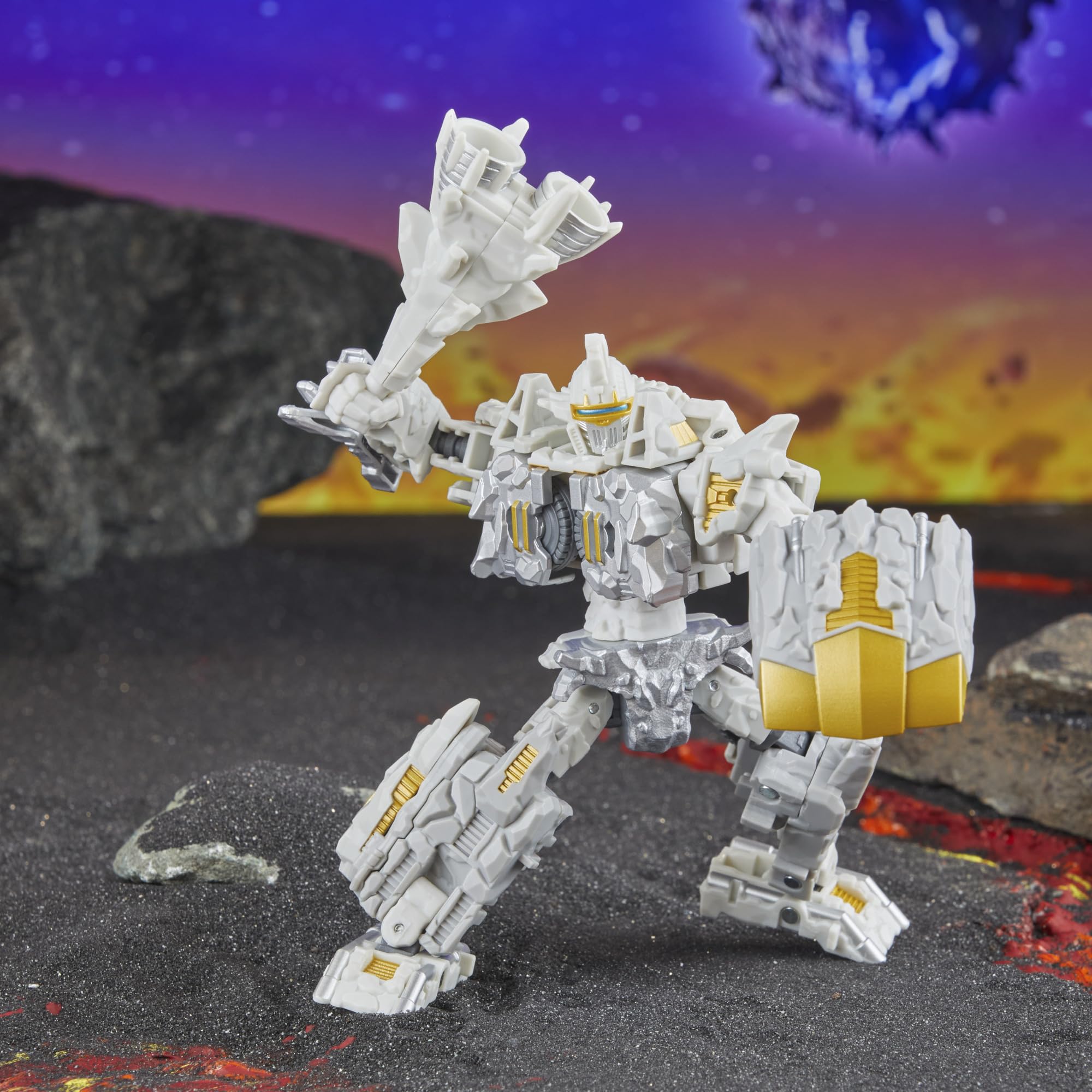Club accessory included for action-ready poses