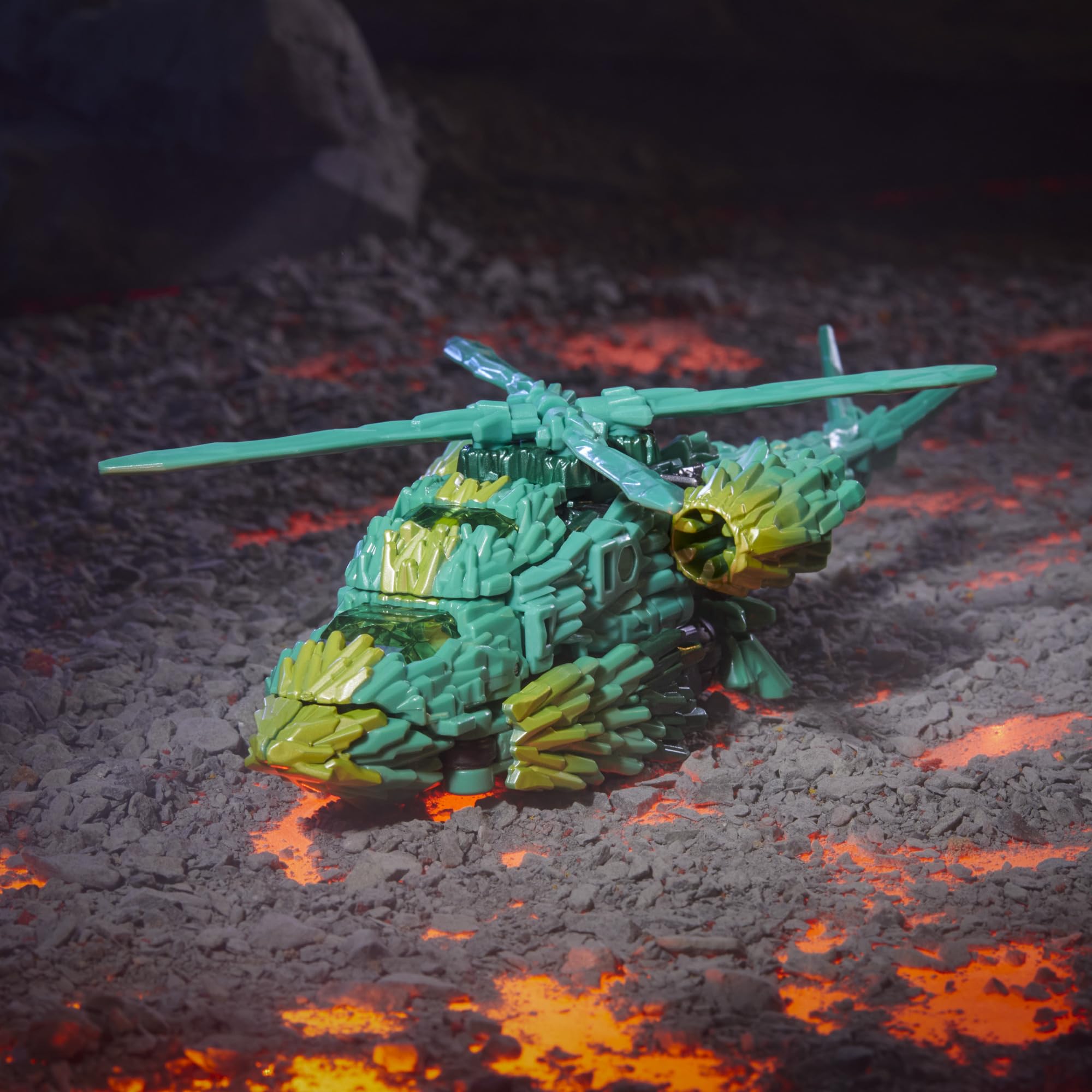 Armorizer concept: Transformers Infernac Shard transforms into dynamic rock armor.