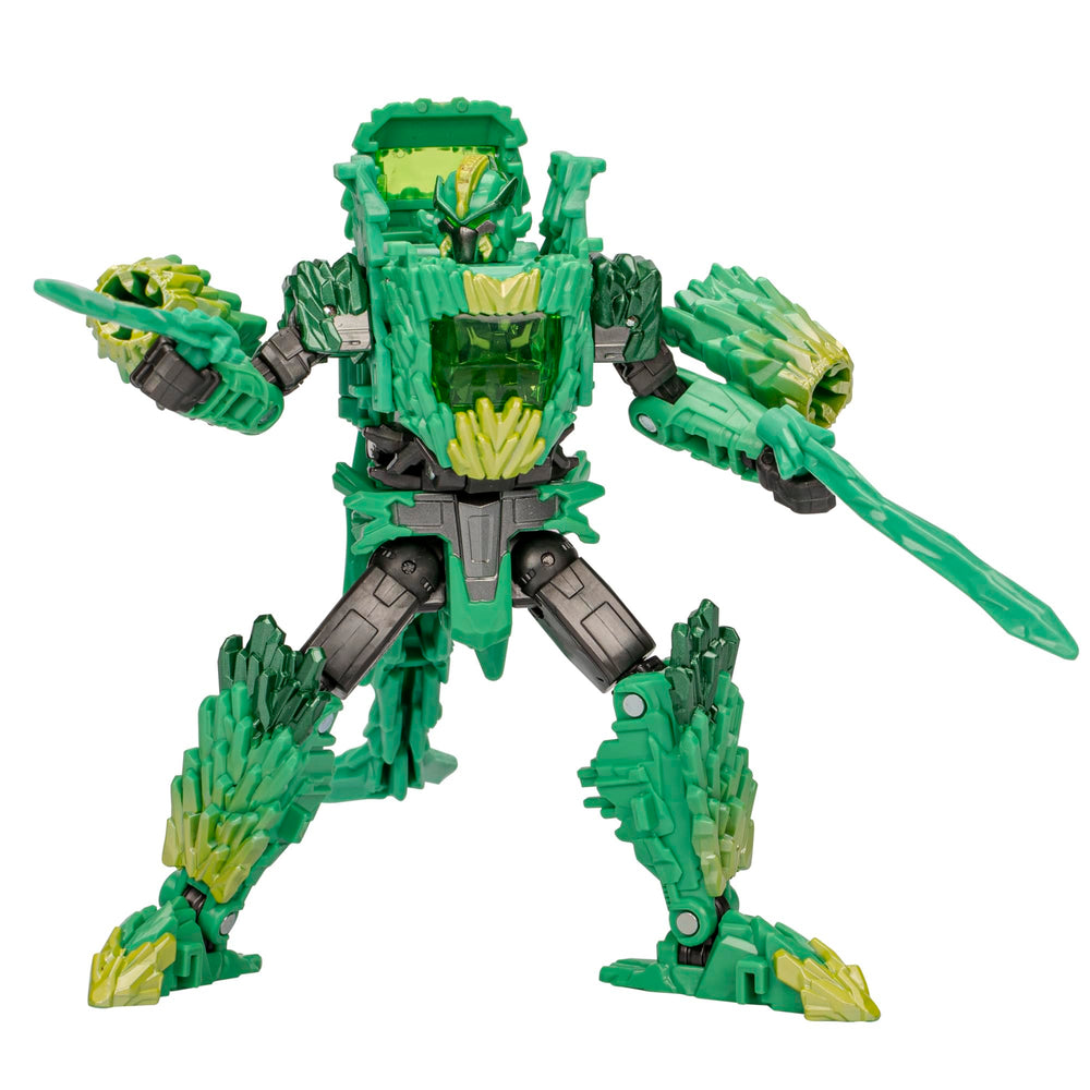 Transformers Legacy United Infernac Shard front view with rugged rock armor details.