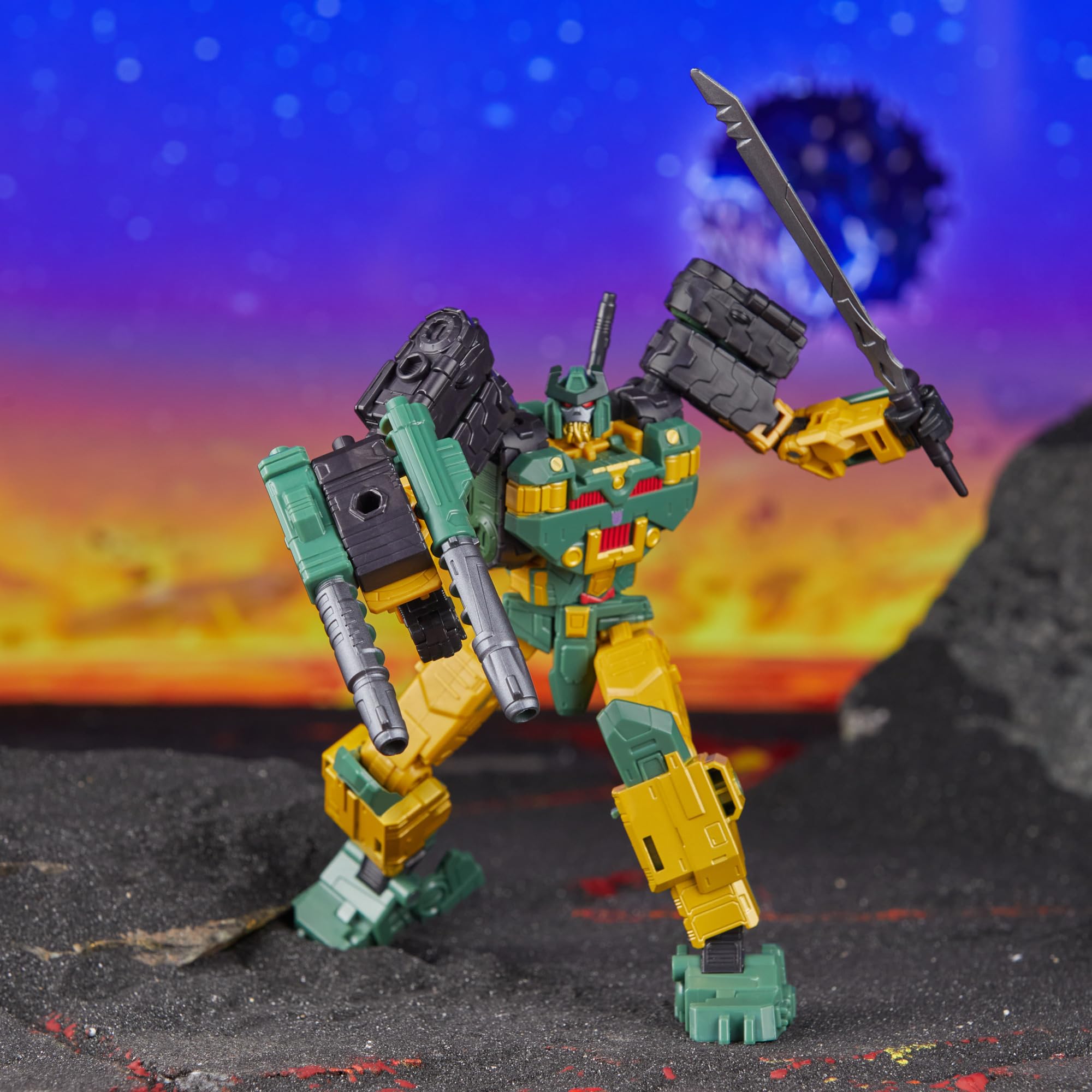 Legacy United display pose to complement your Transformers collection.