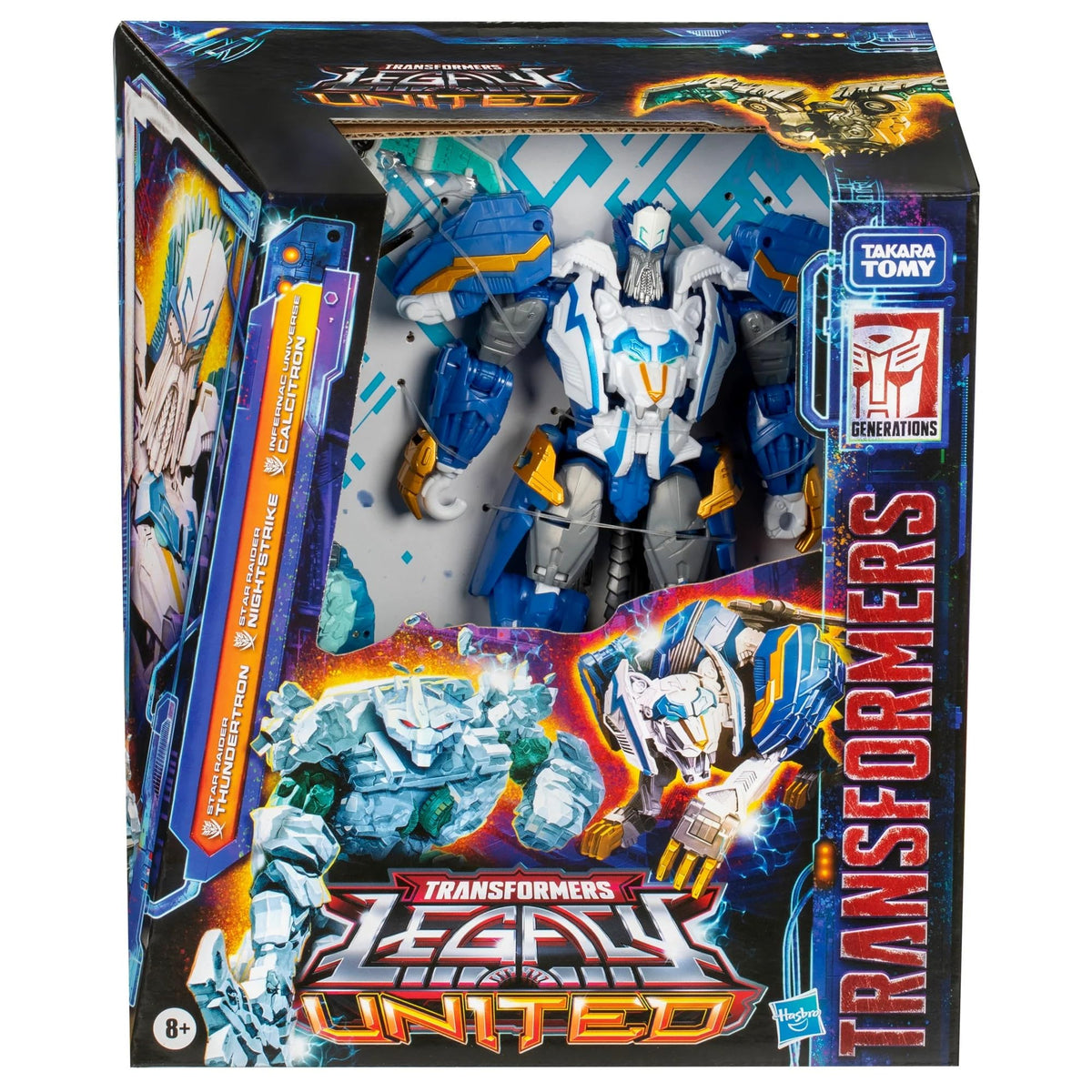Transformers Legacy Thundertron robot mode with articulated joints for dynamic poses.