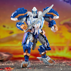 Transformers Legacy United Thundertron articulated head for expressive poses.