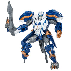 Transformers Legacy United Thundertron robot mode ready for action pose.
