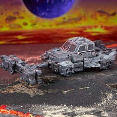 Transformers Magneous packaging reflects Infernac Universe storytelling.