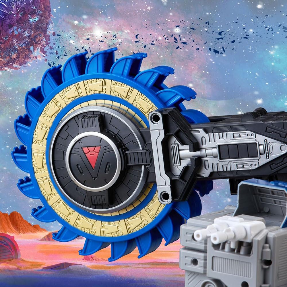 Transformers Metroplex claw accessory grabbing smaller figures during battles