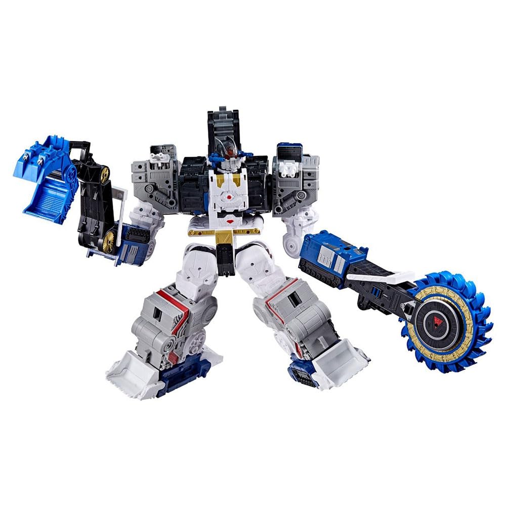 Transformers Metroplex in excavator mode ready for action-packed display