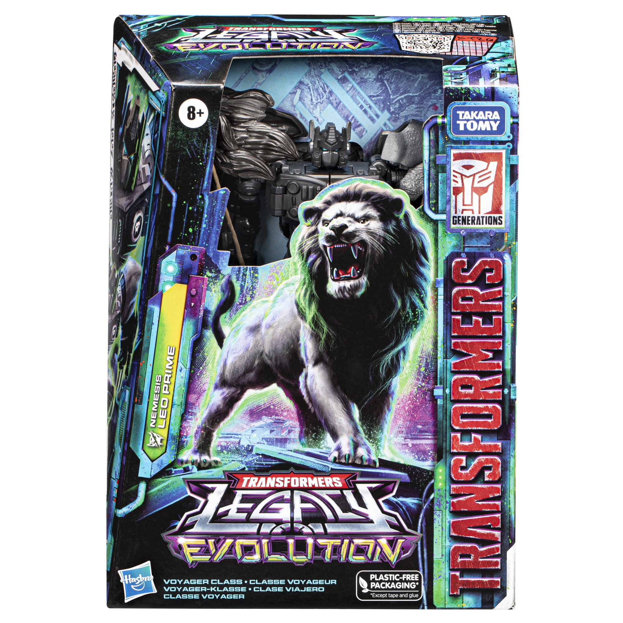 Nemesis Leo Prime in lion mode with bold, dynamic silhouette.