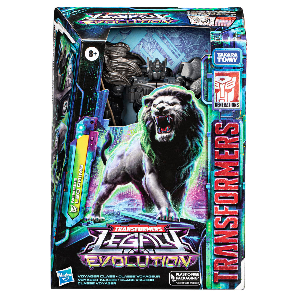 Nemesis Leo Prime in lion mode with bold, dynamic silhouette.