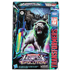 Nemesis Leo Prime in lion mode with bold, dynamic silhouette.