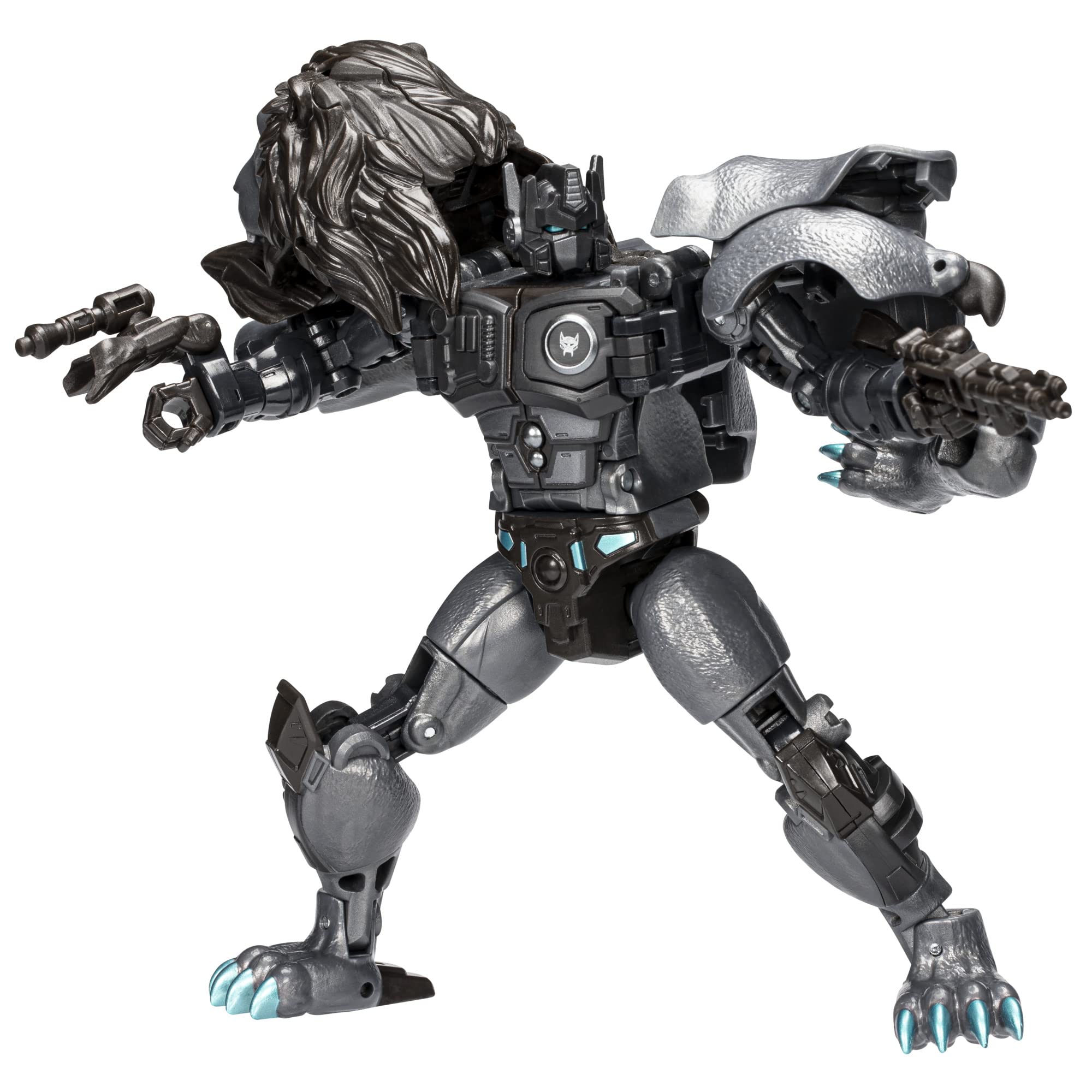 Transformers Nemesis Leo Prime in robot mode ready for action and imaginative play.