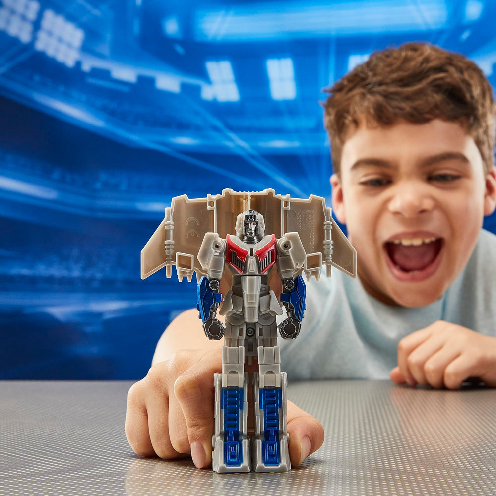 Ideal gift for kids six and up who love robots.