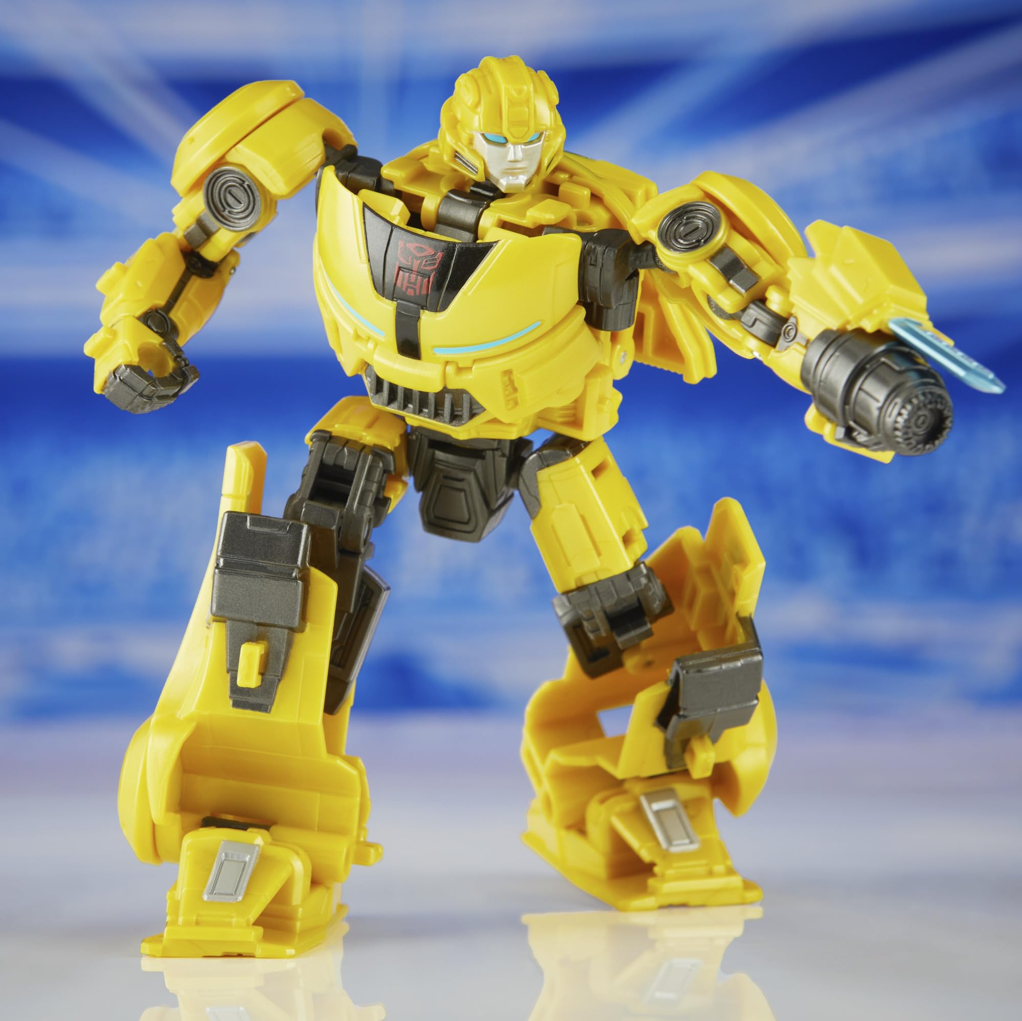 5-inch Bumblebee B-127 figure stands tall for shelf display.