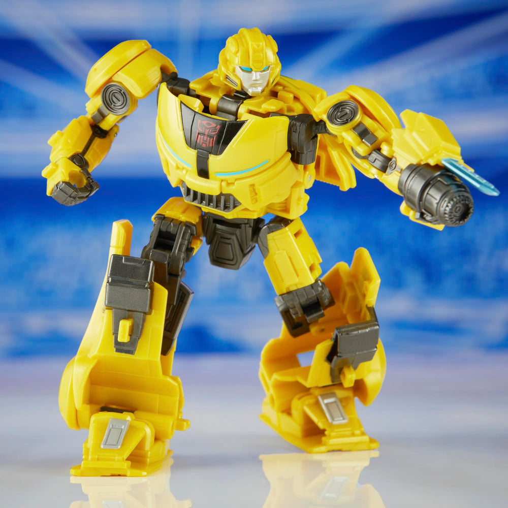 5-inch Bumblebee B-127 figure stands tall for shelf display.