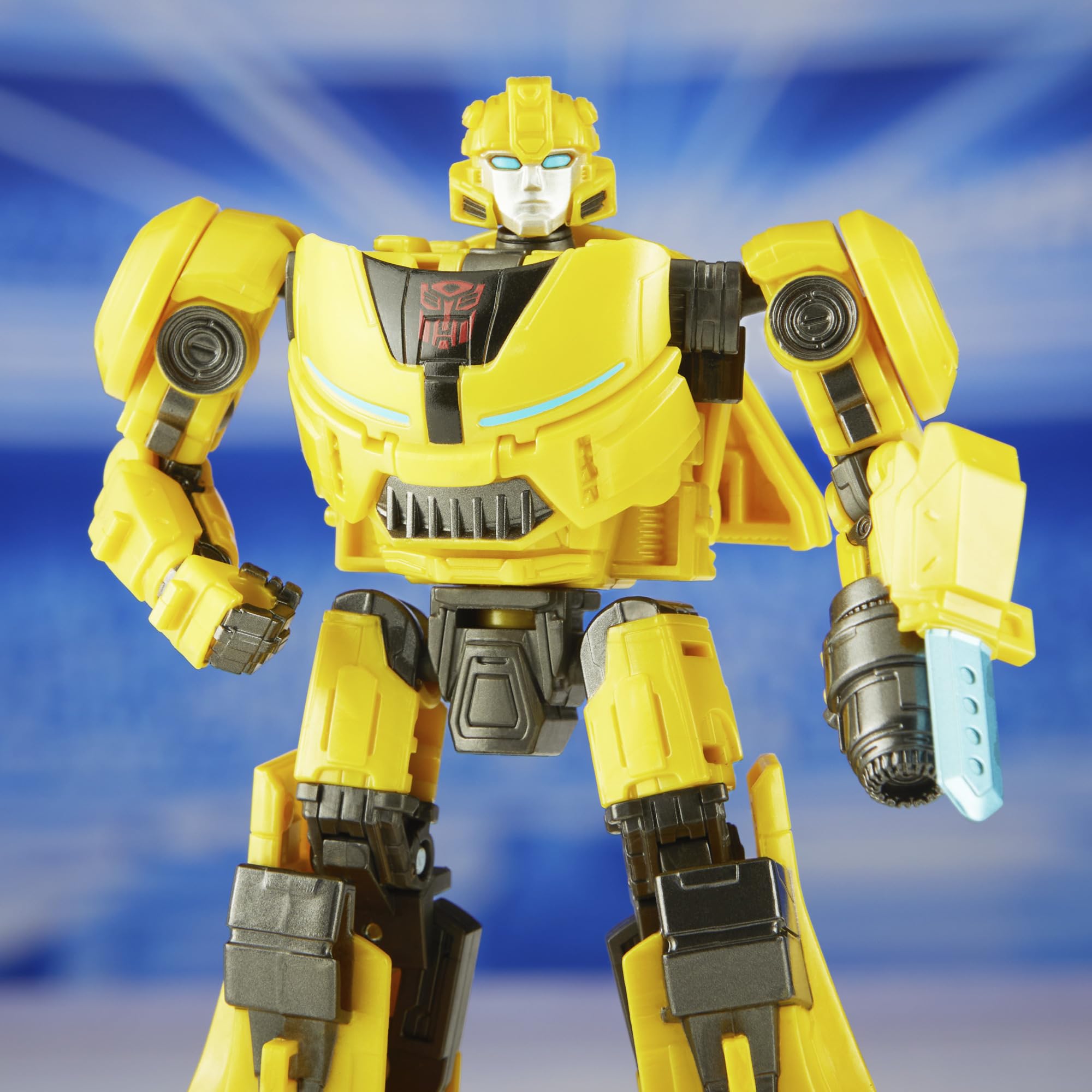 Bumblebee B-127 posing during an epic battle scene.