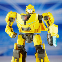 Bumblebee B-127 posing during an epic battle scene.