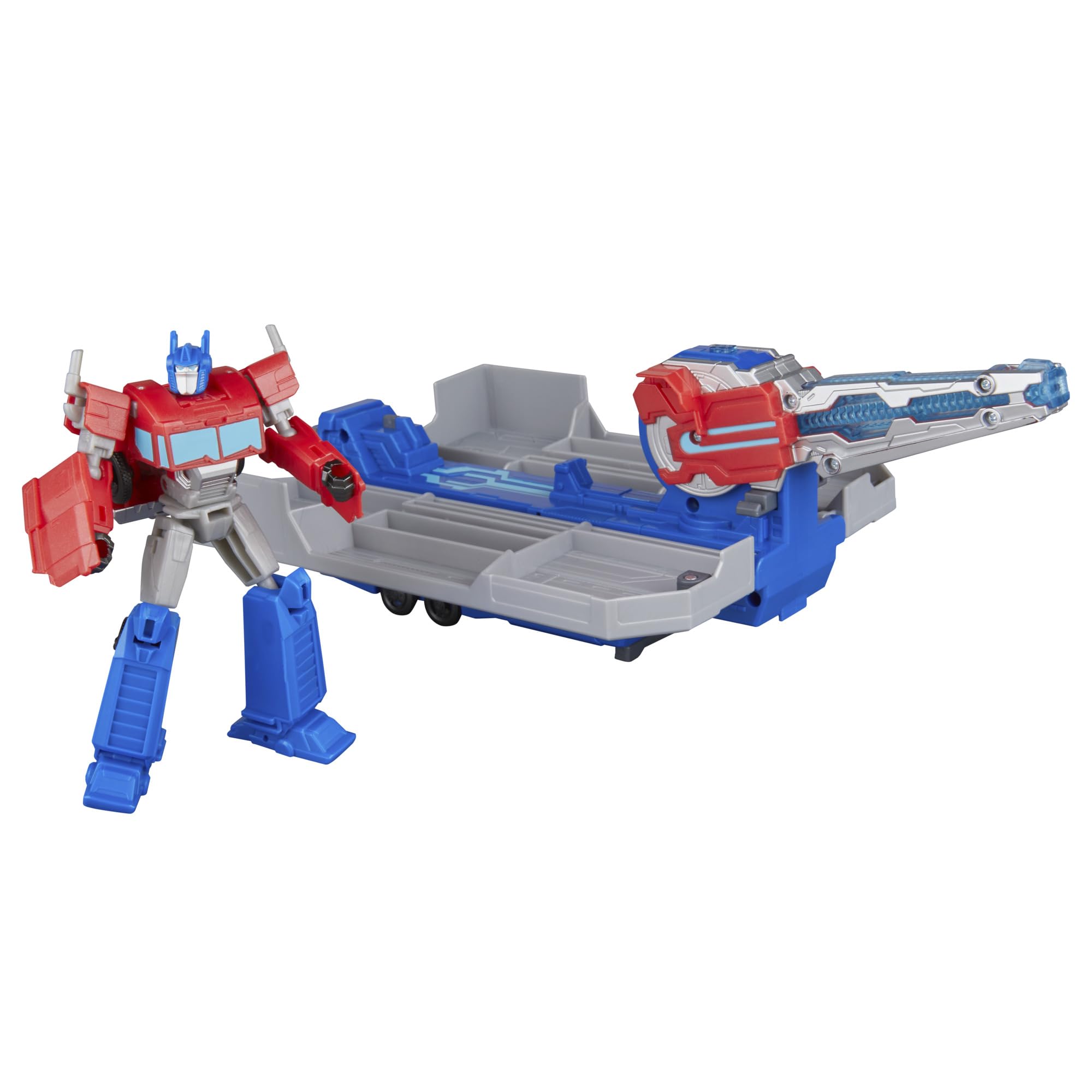 Transformers Optimus Prime launcher projectile provides action-packed projectile play.