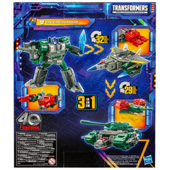 Blaster accessories equip Overcharge for versatile battle-ready scenarios.