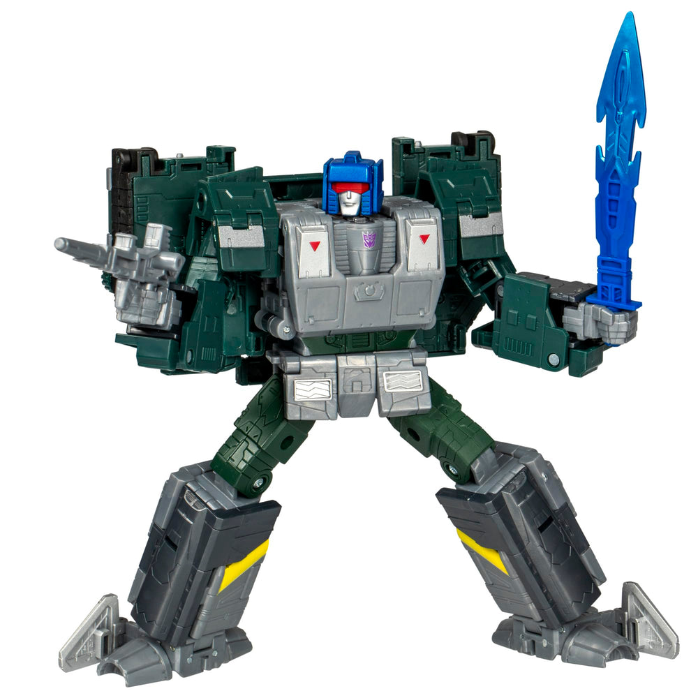 Transformers Overcharge figure in robot mode for dynamic poses and display.