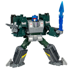 Transformers Overcharge figure in robot mode for dynamic poses and display.