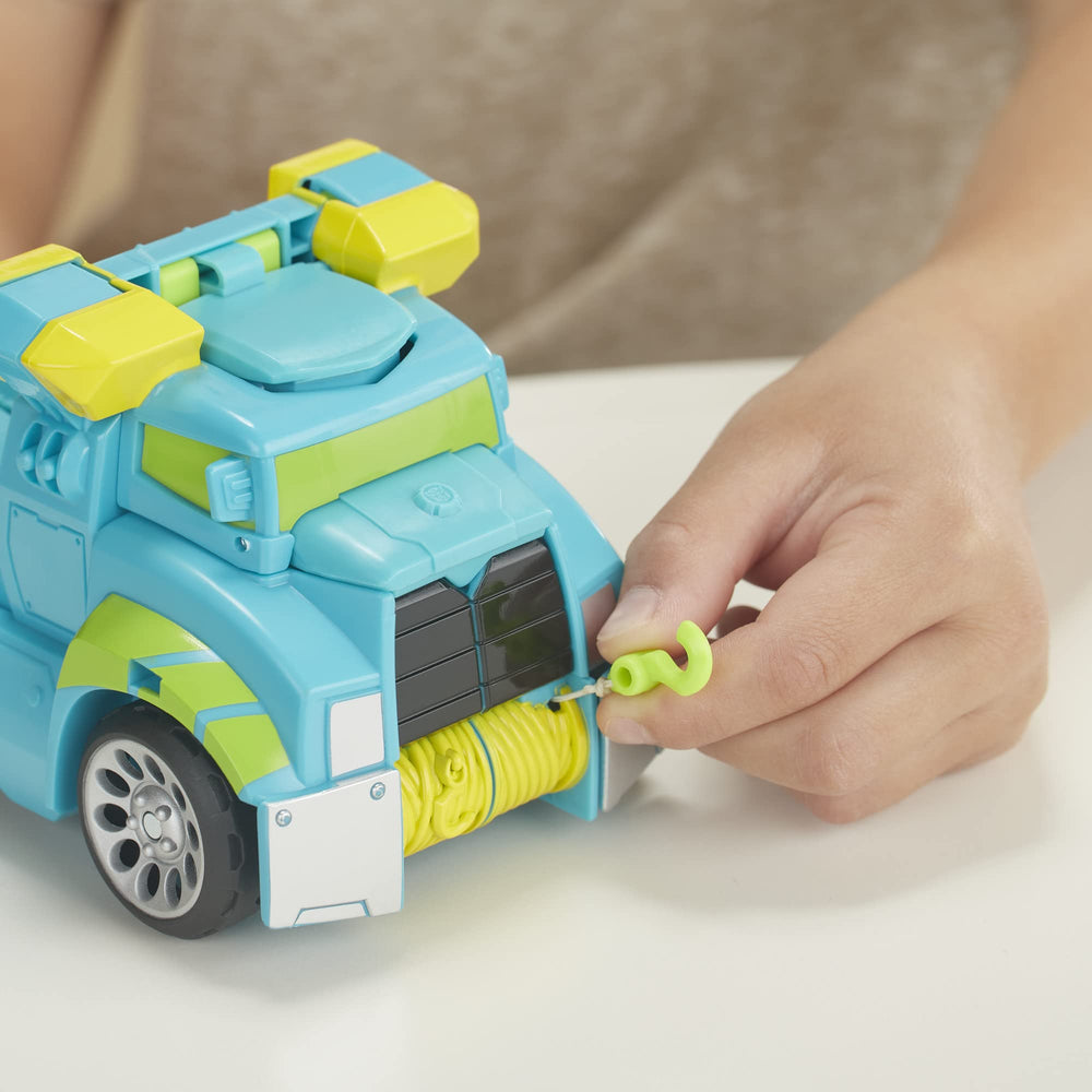 Transformers Playskool Hoist stands 6 inches for easy handling.