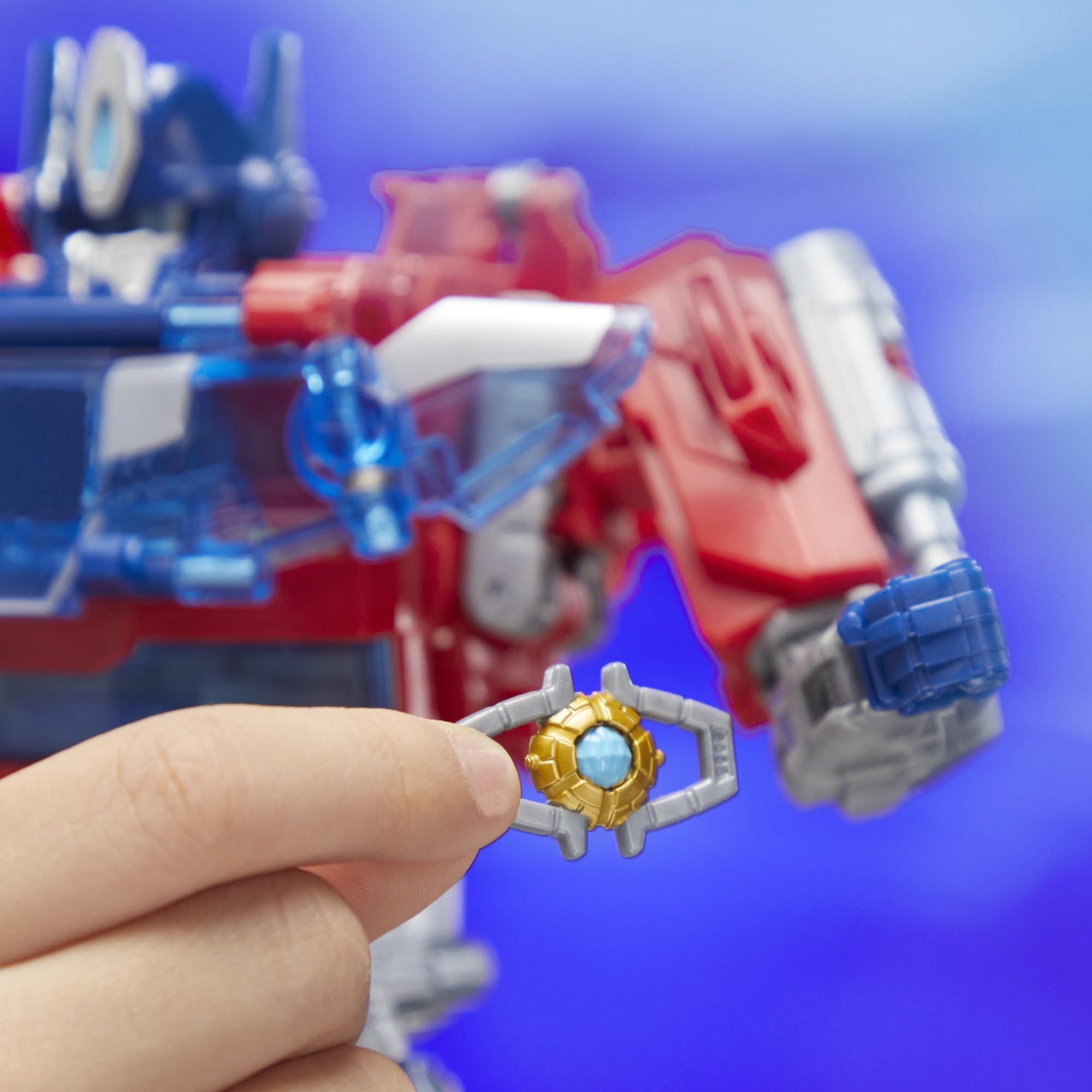 Transformers Power Flip battle armor engaging automatically during mode change.