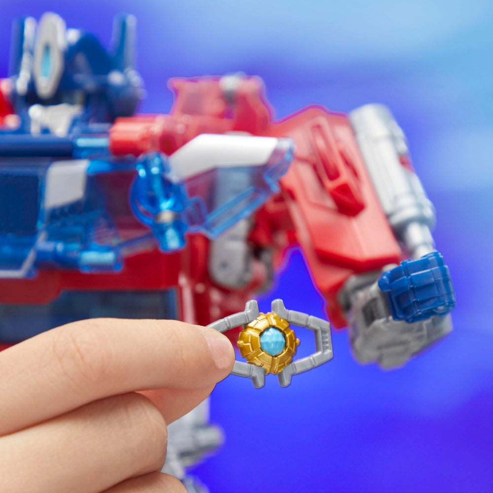 Transformers Power Flip battle armor engaging automatically during mode change.