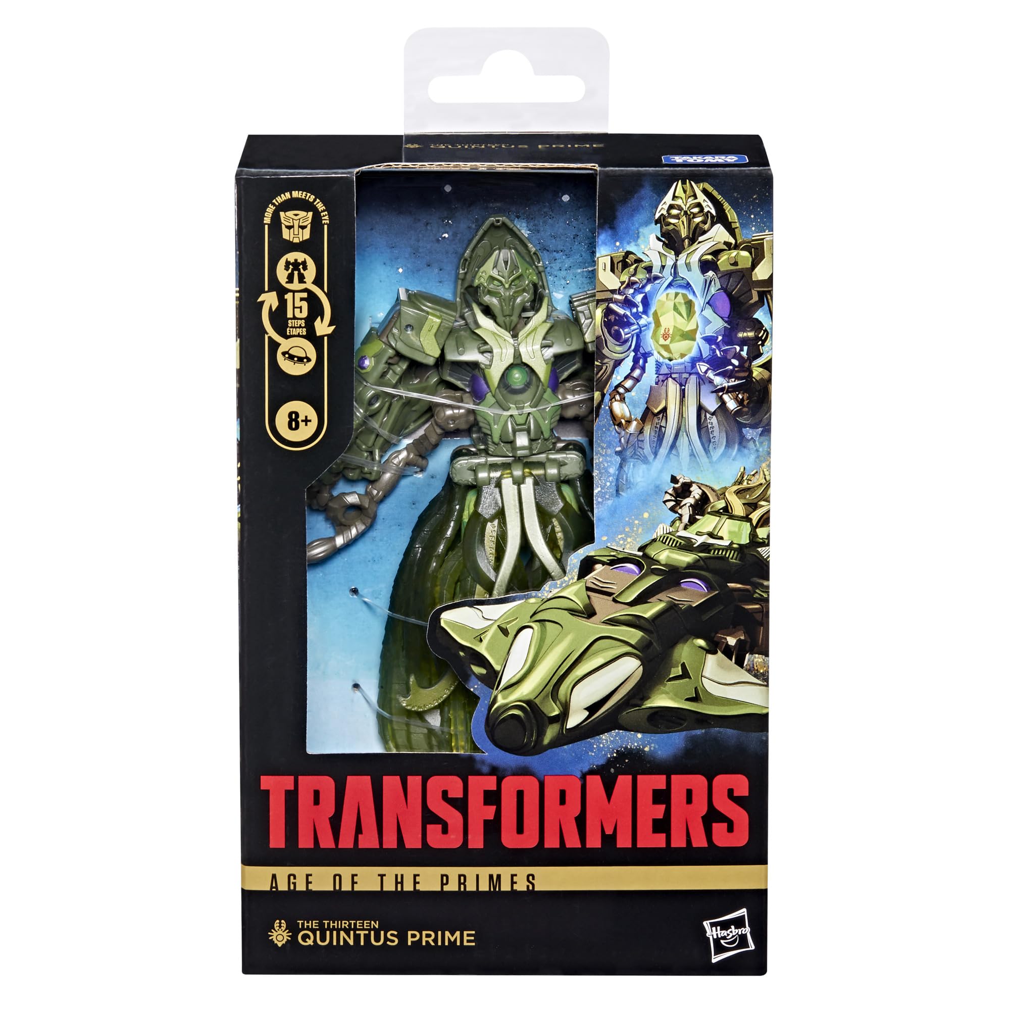 Articulated Quintus Prime enables poseable action and display-ready setups.