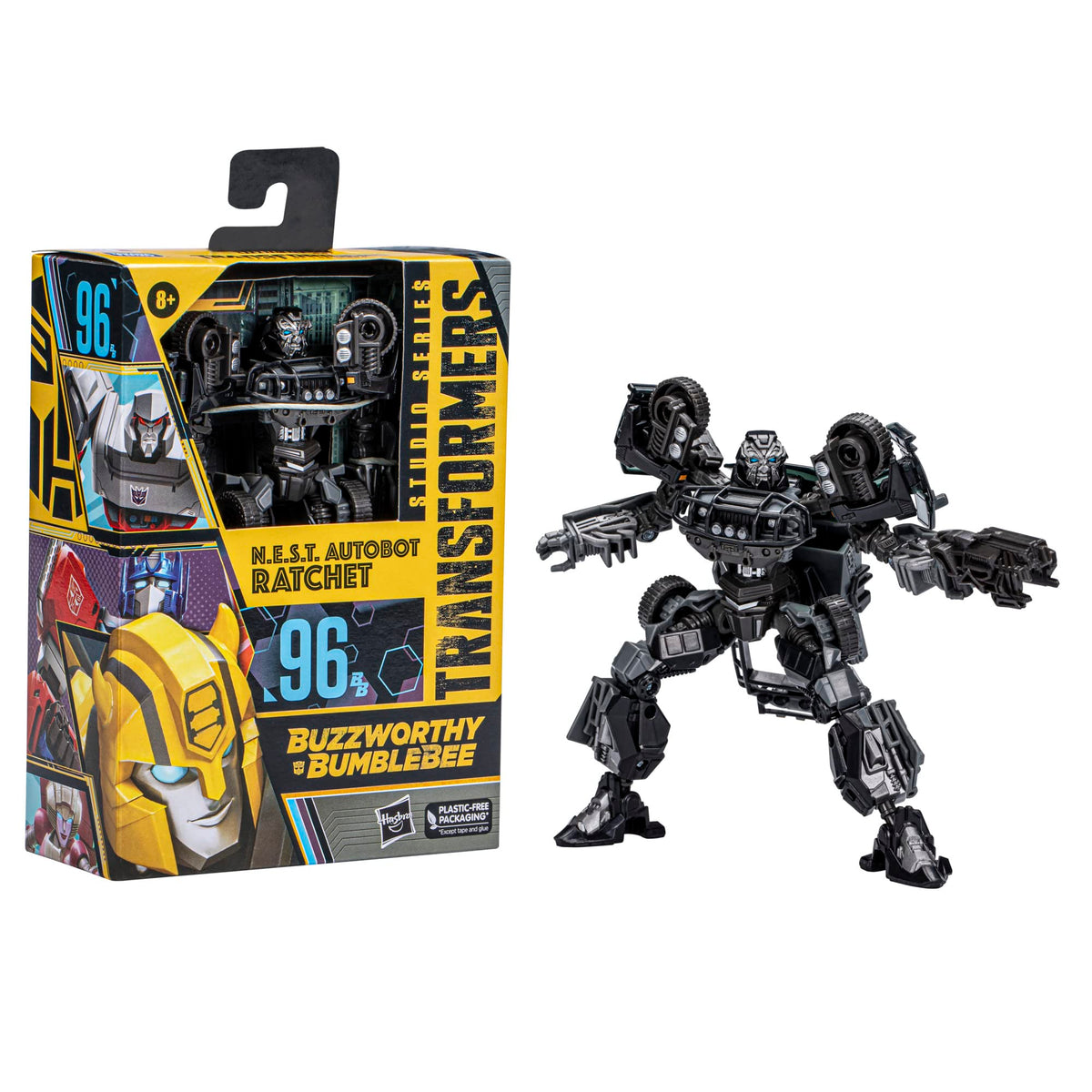 Transformers Ratchet in N.E.S.T. action pose highlights deluxe articulation for dynamic display