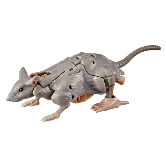 Rattrap figure shows rat fur texture for authentic Beast Wars display.