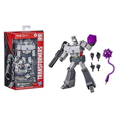 Transformers R.E.D. Megatron 15 cm posed figure ready for dynamic shelf display.
