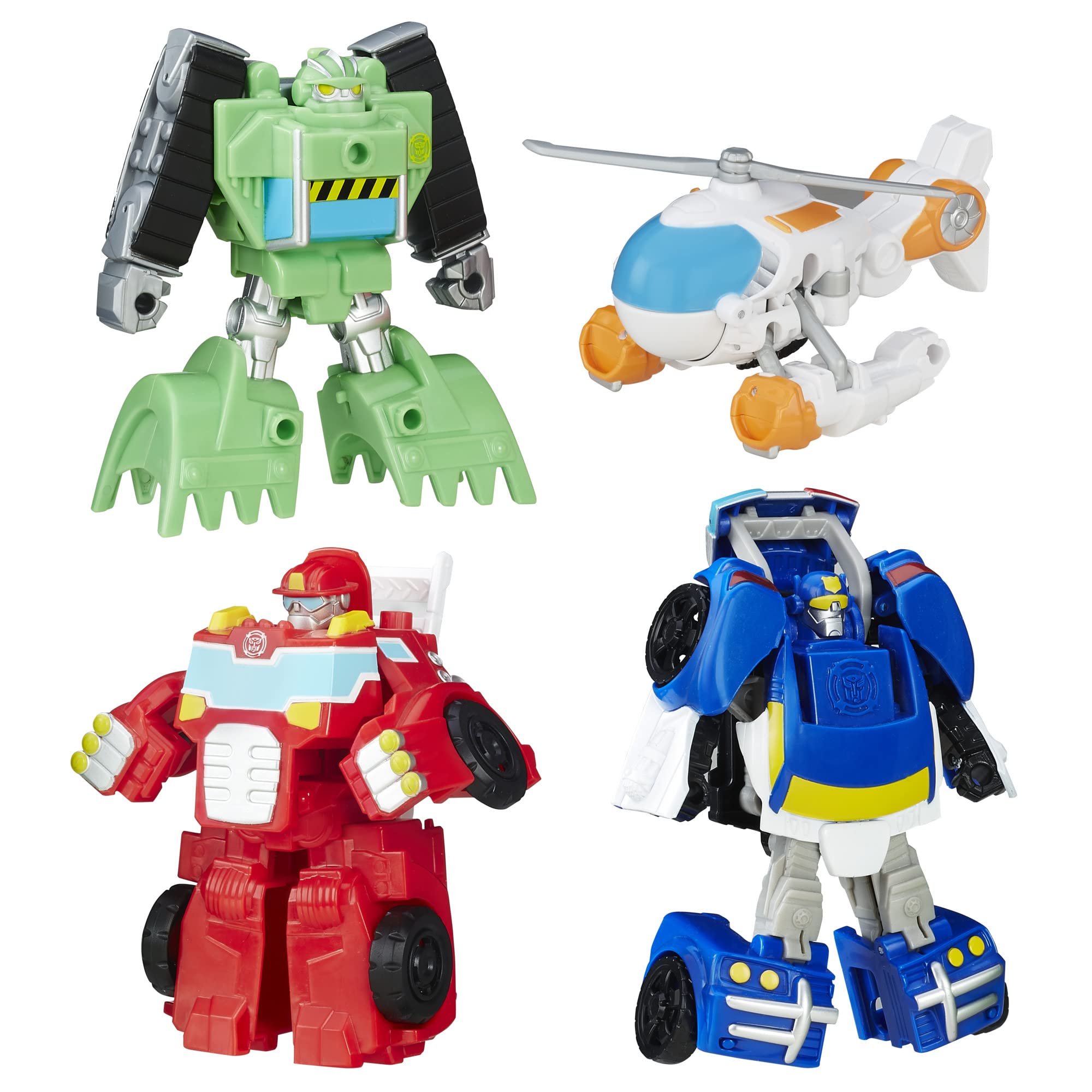 Transformers Rescue Bots Boulder bulldozer ready for pretend rescues.