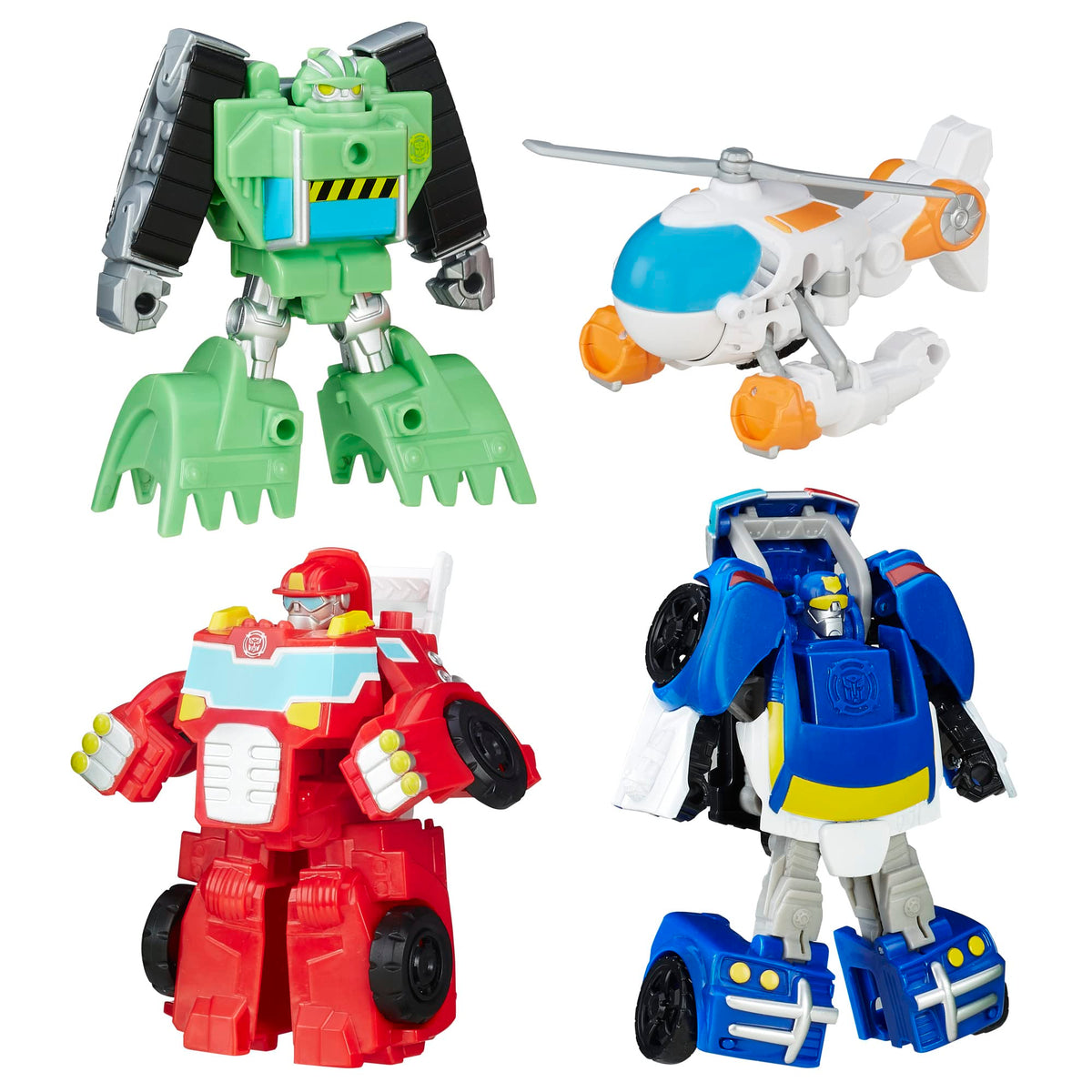 Transformers Rescue Bots Boulder bulldozer ready for pretend rescues.