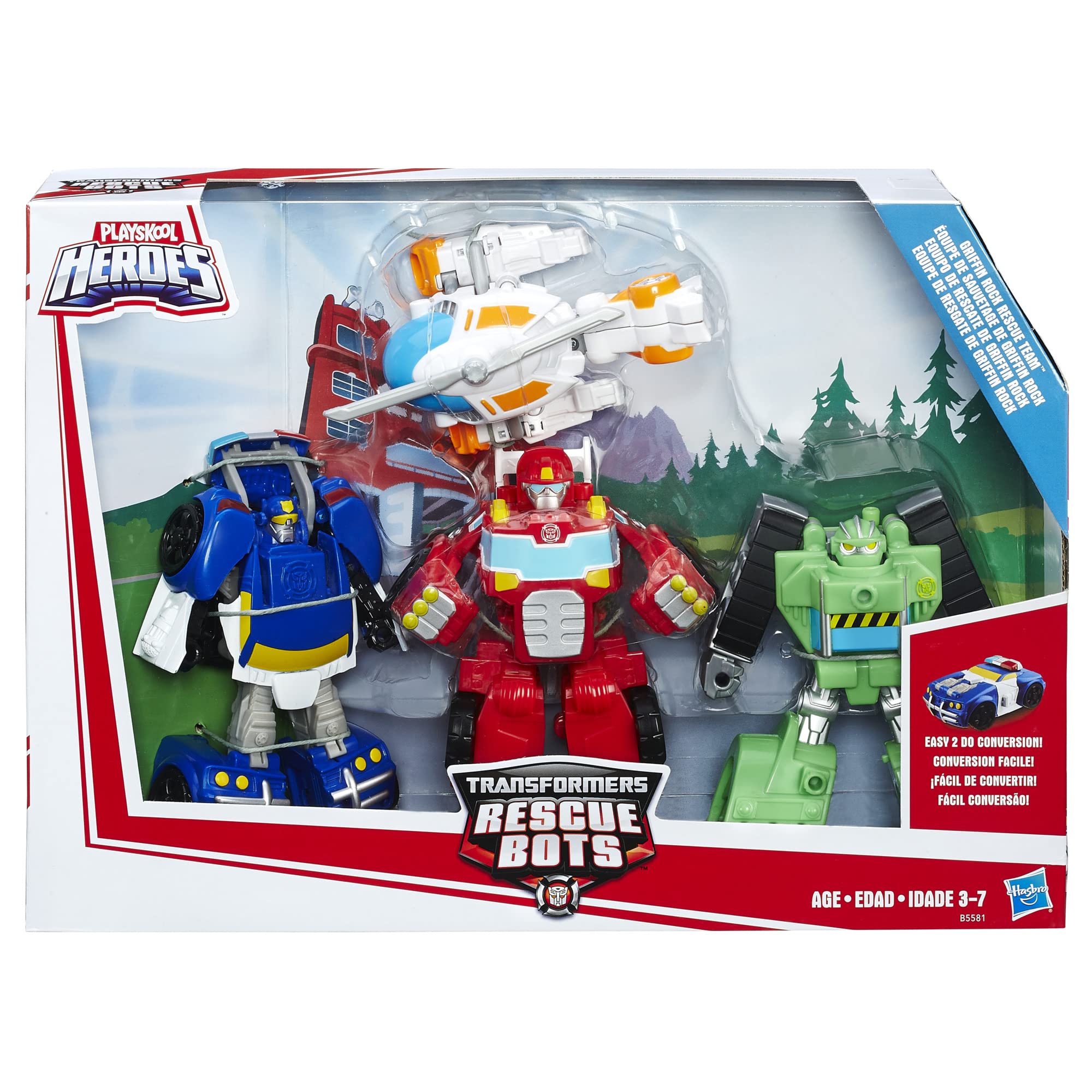 Transformers Rescue Bots Heatwave fire truck ready for quick-response play.