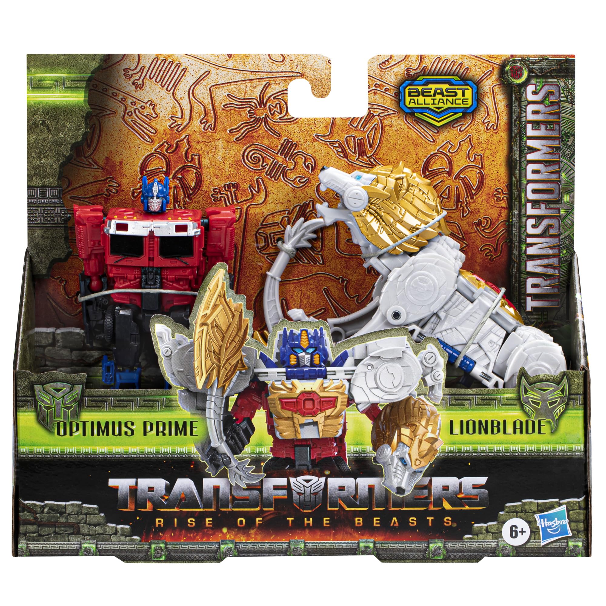 Transformers Rise of the Beasts Lionblade in armor mode ready for action