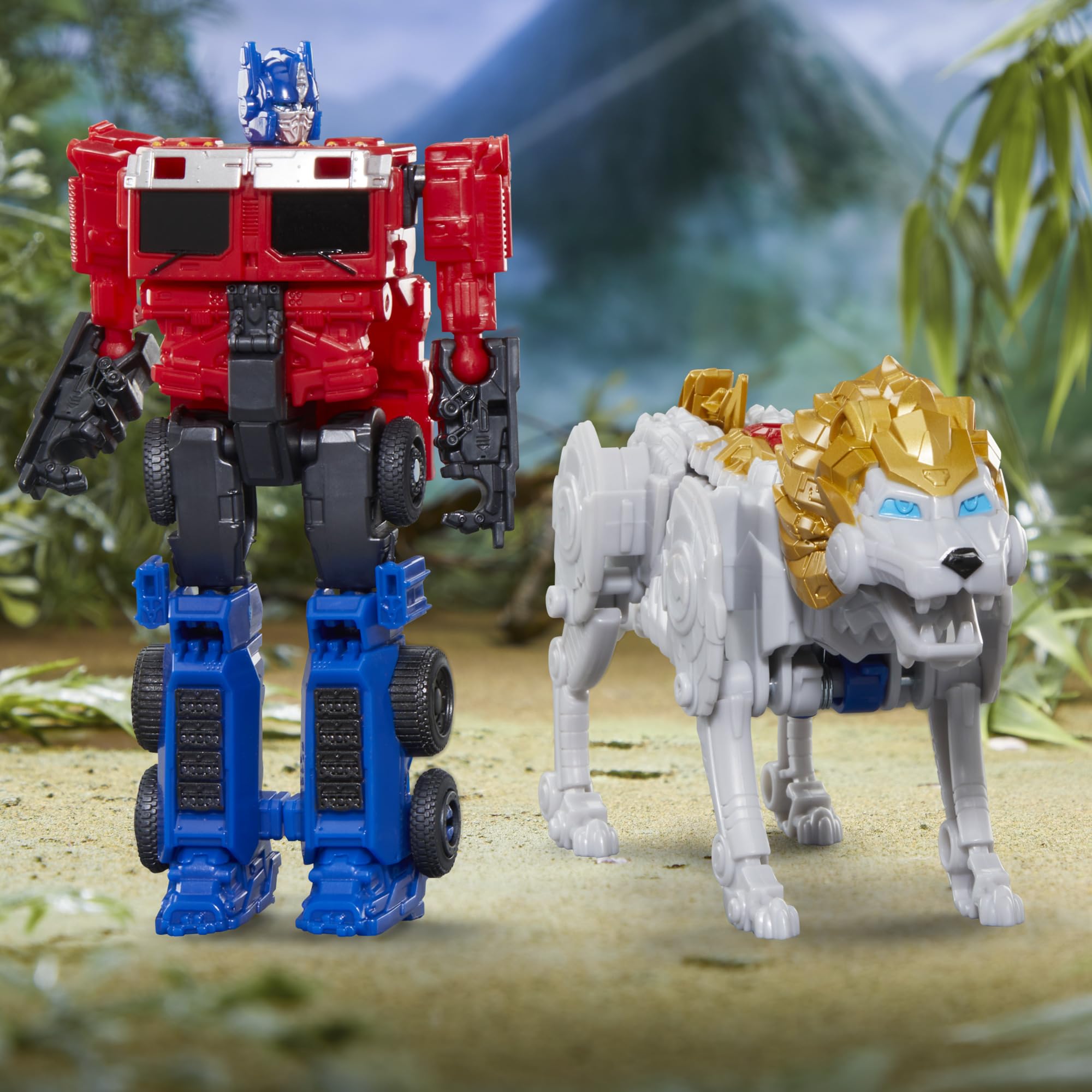 Transformers Rise of the Beasts Optimus Prime robot to truck transformation