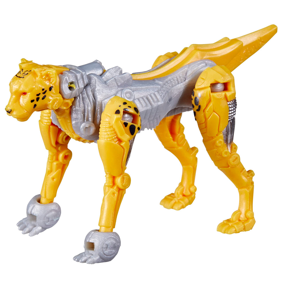 Transformers Rise of the Beasts Cheetor figure in beast mode for imaginative play