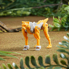 Cheetor transforming from beast to weapon mode in progress