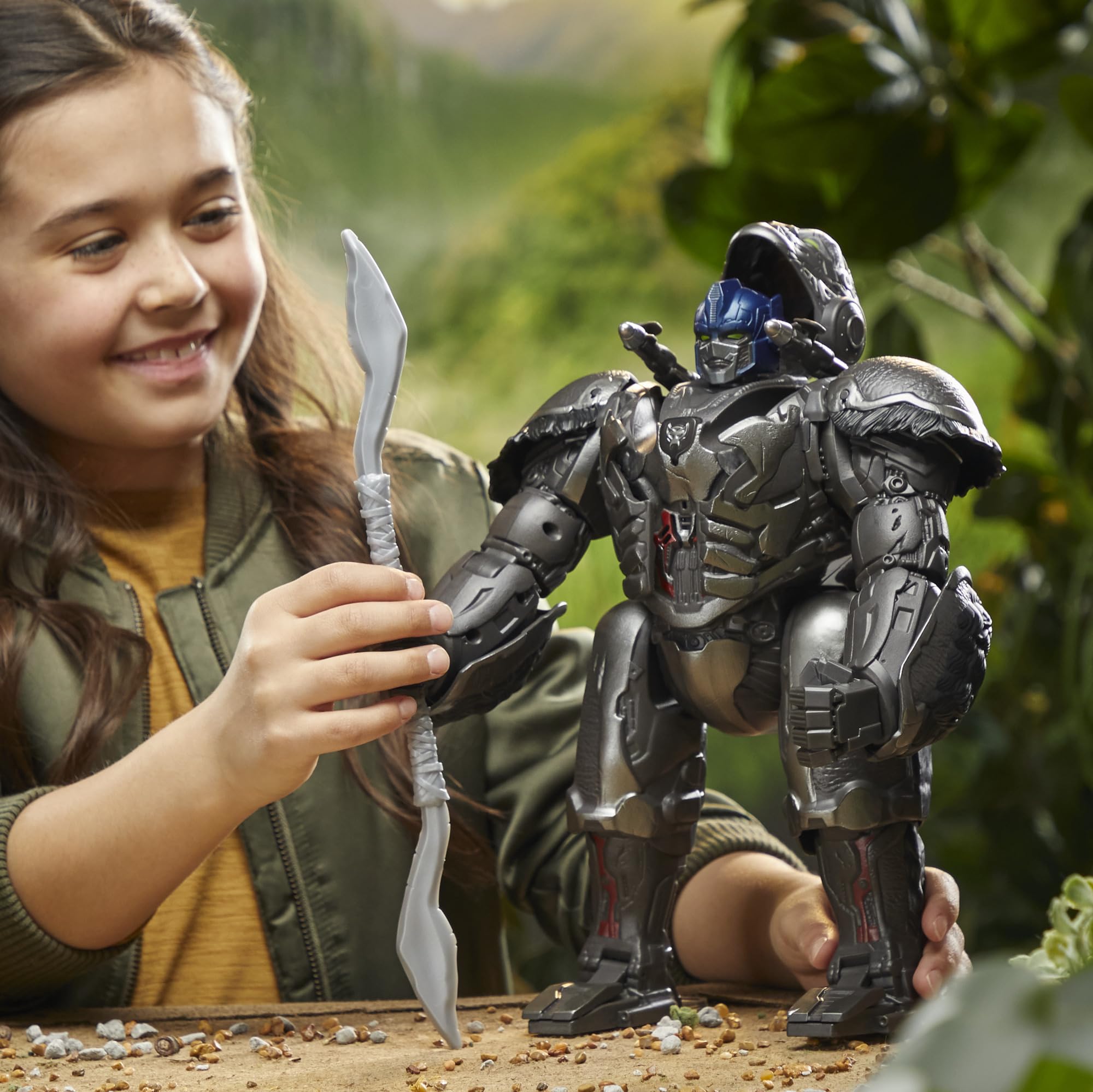 Transformers Optimus Primal glowing Maximals symbol adds authentic character flair